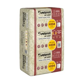Утеплитель Vetonit (ISOVER) Теплые Стены Стронг-100х610х1000/Е/К (3,05м2, 0,305м3) 40шт/пал.