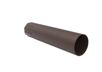 Труба водосточная 3 м п., матовый коричневый, RAL 8017, 125/90, Rima Matt