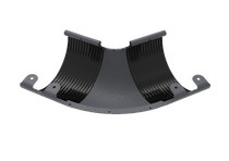 Угол желоба 135°, внешний, матовый серый графит, RAL 7024, 125/90, Rima Matt