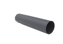 Труба водосточная 3 м п., матовый серый графит, RAL 7024, 125/90, Rima Matt