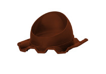 Проходной элемент для профнастила Krovent Base-VT Prof 21 125/150 красный (RAL 3009)