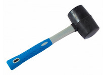 Киянка резиновая, черная, фиберглассовая рукоятка 450гр ЗУБР Профессионал