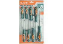 Набор отверток 8шт.,CrV, STURM