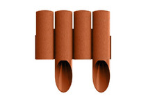 Огородная палисада STANDARD (кирпичный)