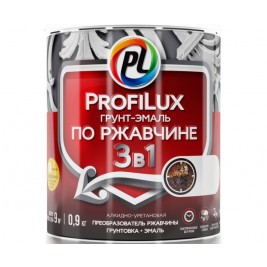 Грунт эмаль по ржавчине 3 в 1 зелёная 0,9кг Profilux