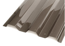 Профилированный монолитный поликарбонат БРОНЗА Novattro МП/С-21 1,3мм 3х1,051м