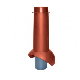 Выход канализации Krovent Pipe-VT IS 125/изол./500 красный (RAL 3009)