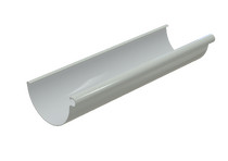Желоб водосточный 152 мм, 3 м п., белый, RAL 9010, 152/100 SMARTLINE PVC