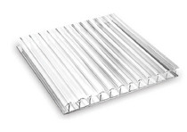 Поликарбонат сотовый прозрачный 25мм*2100*12000 Novattro