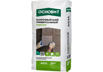Клей плиточный универсальный ОСНОВИТ СТАРПЛИКС АC11 С1 25кг (60 меш/пал)