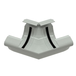 Угол желоба универсальный 135°, белый, RAL 9010, 152/100 SMARTLINE PVC