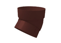 Колено трубы 45 град. ПВХ Grand Line шоколадное