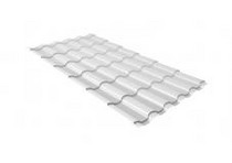 Металлочерепица кредо GL 0,5 Atlas RAL 9003 сигнальный белый