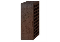 Кирпич керамический лицевой полуторный  М-200 Графит (Лава) ВКЗ, 320шт/под