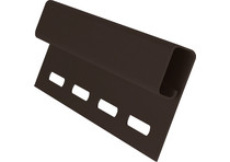 Финишный профиль к сайдингу (3,00 м) коричневый эконом