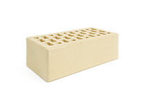 Кирпич керамический лицевой Норский, пустотелый,Слоновая кость/1,4НФ М-150,ГОСТ530-2012 (328шт/пд.)