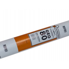 Геотекстиль GEO 80гр/м2, 80м2 (рулон1,6*50м), Наноизол