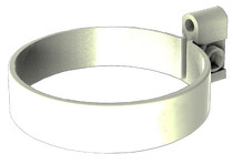 Хомут трубы, белый, RAL 9003, 125/80 SMARTLINE PVC