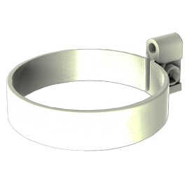 Хомут трубы, белый, RAL 9003, 125/80 SMARTLINE PVC