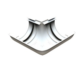 Угол желоба внутренний 135°, белый, RAL 9003, 125/80 SMARTLINE PVC