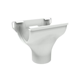 Воронка желоба, белый, RAL 9003, 125/80 SMARTLINE PVC