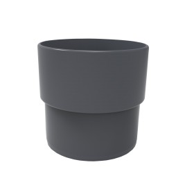 Муфта трубы, серый графит, RAL 7024, 125/80 SMARTLINE PVC