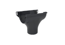 Воронка желоба, серый графит, RAL 7024, 125/80 SMARTLINE PVC