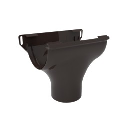 Воронка желоба, шоколадно-коричневый, RAL 8017, 125/80 SMARTLINE PVC