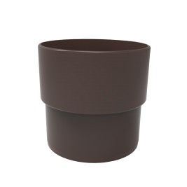 Муфта трубы, шоколадно-коричневый, RAL 8017, 125/80 SMARTLINE PVC