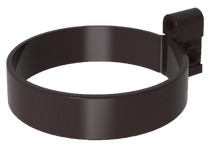 Хомут трубы, шоколадно-коричневый, RAL 8017, 125/80 SMARTLINE PVC