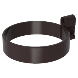 Хомут трубы, шоколадно-коричневый, RAL 8017, 125/80 SMARTLINE PVC