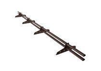 Снегозадержатель трубчатый овальный RR32 3м GL Стандарт Т4 d 40х20