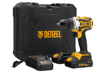 Дрель-шуруповерт аккумуляторная бесщ. BLDL-IB-18-02, 18В, 50Нм, 2х2Ач, кейс Denzel