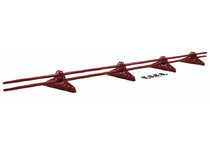 Снегозадержатель трубчатый овальный RAL 3011 3м GL NEW