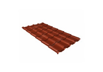 Металлочерепица камея 0,5 Atlas RAL 8004