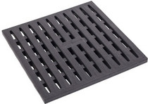 Решётка к дождеприёмнику (черный) Дренажная система Альта-Дренаж