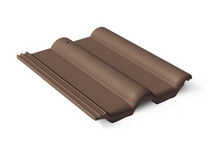 Рядовая черепица Франкфуртская (темно-коричневая)