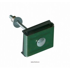 Крепление антивандальное (скоба и болт М6*25) RAL 6005