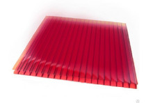 Поликарбонат сотовый гранат 8мм*2100*12000 Казанский