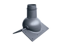 Krovent Коньковый элемент Pipe-Cone серый (RAL 7024)
