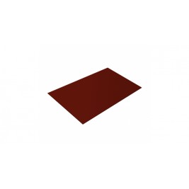 Плоский лист с плёнкой PE RAL 3003 2м*1,25м 0,4