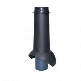 Выход канализации Krovent Pipe-VT 110/500 черный (RAL 9005)