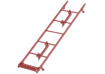 Лестница кровельная  L-1,92 м RAL 8004