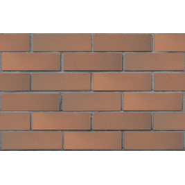 Кирпич лицевой светло-коричневый флэш 1NF гладкий