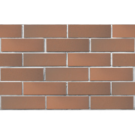 Кирпич лицевой светло-коричневый флэш 1NF гладкий