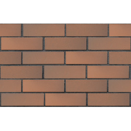 Кирпич лицевой светло-коричневый флэш 1NF гладкий