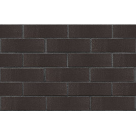 Клинкер фасадный чёрный глянцевый 