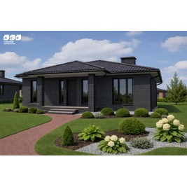 Кирпич керамический лицевой одинарный М-175 Графитовый (ЛСР)  480шт/под