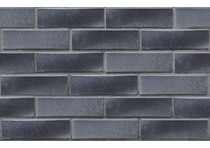 Клинкер фасадный черно-серебристый 