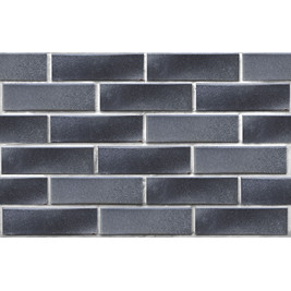 Клинкер фасадный черно-серебристый 